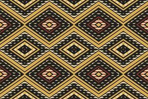 Ikat Damask Paisley Embroidery Background. Ikat Designs Geometric Ethnic Oriental Pattern Traditional. Ikat Aztec Style Abstract Design for Print Texture,fabric,saree,sari,carpet. vector