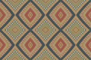 ikat damasco cachemir bordado antecedentes. ikat huellas dactilares geométrico étnico oriental modelo tradicional. ikat azteca estilo resumen diseño para impresión textura,tela,sari,sari,alfombra. vector