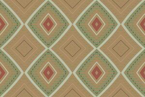 Ikat Damask Paisley Embroidery Background. Ikat Pattern Geometric Ethnic Oriental Pattern Traditional. Ikat Aztec Style Abstract Design for Print Texture,fabric,saree,sari,carpet. vector