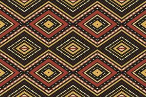 ikat damasco cachemir bordado antecedentes. ikat damasco geométrico étnico oriental modelo tradicional. ikat azteca estilo resumen diseño para impresión textura,tela,sari,sari,alfombra. vector