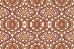 Ikat Floral Paisley Embroidery Background. Ikat Designs Geometric Ethnic Oriental Pattern Traditional. Ikat Aztec Style Abstract Design for Print Texture,fabric,saree,sari,carpet. vector