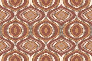 Ikat Floral Paisley Embroidery Background. Ikat Designs Geometric Ethnic Oriental Pattern Traditional. Ikat Aztec Style Abstract Design for Print Texture,fabric,saree,sari,carpet. vector