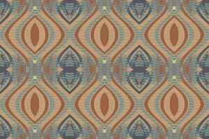 ikat floral cachemir bordado antecedentes. ikat azteca geométrico étnico oriental modelo tradicional. ikat azteca estilo resumen diseño para impresión textura,tela,sari,sari,alfombra. vector