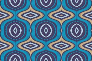 ikat damasco cachemir bordado antecedentes. ikat marco geométrico étnico oriental modelo tradicional. ikat azteca estilo resumen diseño para impresión textura,tela,sari,sari,alfombra. vector