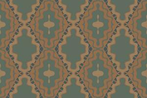 Ikat Damask Paisley Embroidery Background. Ikat Vector Geometric Ethnic Oriental Pattern Traditional. Ikat Aztec Style Abstract Design for Print Texture,fabric,saree,sari,carpet.