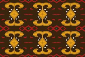 ikat damasco cachemir bordado antecedentes. ikat vector geométrico étnico oriental modelo tradicional. ikat azteca estilo resumen diseño para impresión textura,tela,sari,sari,alfombra.