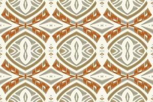 Ikat Floral Paisley Embroidery Background. Ikat Pattern Geometric Ethnic Oriental Pattern traditional.aztec Style Abstract Vector illustration.design for Texture,fabric,clothing,wrapping,sarong.