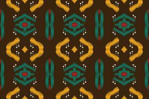 ikat damasco cachemir bordado antecedentes. ikat flores geométrico étnico oriental modelo tradicional. ikat azteca estilo resumen diseño para impresión textura,tela,sari,sari,alfombra. vector