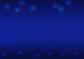 Blue abstract technology background photo