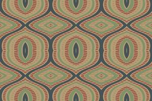 ikat damasco cachemir bordado antecedentes. ikat triángulo geométrico étnico oriental modelo tradicional. ikat azteca estilo resumen diseño para impresión textura,tela,sari,sari,alfombra. vector