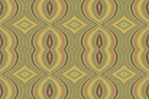 ikat floral cachemir bordado antecedentes. ikat flor geométrico étnico oriental modelo tradicional.azteca estilo resumen vector ilustración.diseño para textura,tela,ropa,envoltura,pareo.