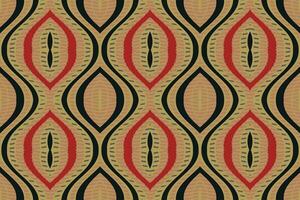 ikat floral cachemir bordado antecedentes. ikat raya geométrico étnico oriental modelo tradicional.azteca estilo resumen vector ilustración.diseño para textura,tela,ropa,envoltura,pareo.
