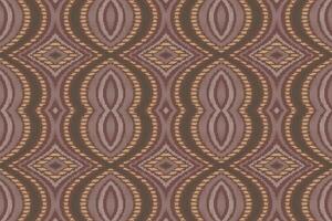 Ikat Floral Paisley Embroidery Background. Ikat Fabric Geometric Ethnic Oriental Pattern Traditional. Ikat Aztec Style Abstract Design for Print Texture,fabric,saree,sari,carpet. vector