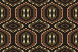 Ikat Damask Paisley Embroidery Background. Ikat Design Geometric Ethnic Oriental Pattern Traditional. Ikat Aztec Style Abstract Design for Print Texture,fabric,saree,sari,carpet. vector