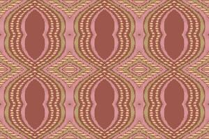 Ikat Damask Paisley Embroidery Background. Ikat Texture Geometric Ethnic Oriental Pattern Traditional. Ikat Aztec Style Abstract Design for Print Texture,fabric,saree,sari,carpet. vector