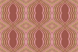 Ikat Damask Paisley Embroidery Background. Ikat Texture Geometric Ethnic Oriental Pattern Traditional. Ikat Aztec Style Abstract Design for Print Texture,fabric,saree,sari,carpet. vector