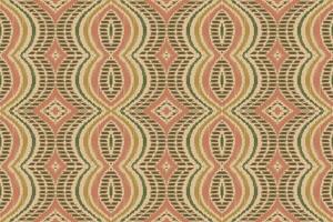 Ikat Damask Paisley Embroidery Background. Ikat Prints Geometric Ethnic Oriental Pattern Traditional. Ikat Aztec Style Abstract Design for Print Texture,fabric,saree,sari,carpet. vector