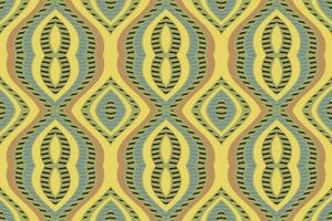 ikat damasco cachemir bordado antecedentes. ikat tela geométrico étnico oriental modelo tradicional. ikat azteca estilo resumen diseño para impresión textura,tela,sari,sari,alfombra. vector