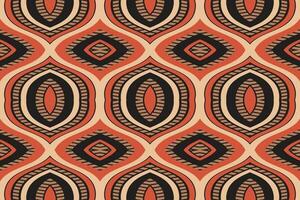Ikat Damask Paisley Embroidery Background. Ikat Chevron Geometric Ethnic Oriental Pattern Traditional. Ikat Aztec Style Abstract Design for Print Texture,fabric,saree,sari,carpet. vector