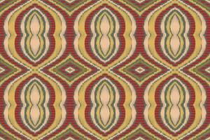 Ikat Damask Paisley Embroidery Background. Ikat Seamless Pattern Geometric Ethnic Oriental Pattern Traditional. Ikat Aztec Style Abstract Design for Print Texture,fabric,saree,sari,carpet. vector