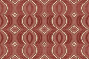 Ikat Damask Paisley Embroidery Background. Ikat Print Geometric Ethnic Oriental Pattern Traditional. Ikat Aztec Style Abstract Design for Print Texture,fabric,saree,sari,carpet. vector