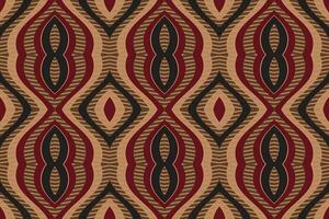 Ikat Damask Paisley Embroidery Background. Ikat Diamond Geometric Ethnic Oriental Pattern Traditional. Ikat Aztec Style Abstract Design for Print Texture,fabric,saree,sari,carpet. vector