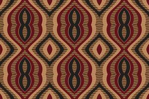 Ikat Damask Paisley Embroidery Background. Ikat Diamond Geometric Ethnic Oriental Pattern Traditional. Ikat Aztec Style Abstract Design for Print Texture,fabric,saree,sari,carpet. vector