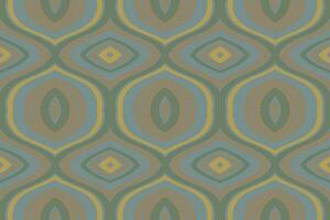 Ikat Damask Paisley Embroidery Background. Ikat Aztec Geometric Ethnic Oriental Pattern Traditional. Ikat Aztec Style Abstract Design for Print Texture,fabric,saree,sari,carpet. vector