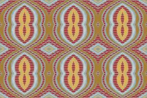 Ikat Damask Paisley Embroidery Background. Ikat Triangle Geometric Ethnic Oriental Pattern Traditional. Ikat Aztec Style Abstract Design for Print Texture,fabric,saree,sari,carpet. vector
