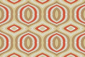Ikat Damask Paisley Embroidery Background. Ikat Background Geometric Ethnic Oriental Pattern Traditional. Ikat Aztec Style Abstract Design for Print Texture,fabric,saree,sari,carpet. vector