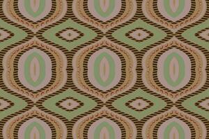 Ikat Damask Paisley Embroidery Background. Ikat Vector Geometric Ethnic Oriental Pattern Traditional. Ikat Aztec Style Abstract Design for Print Texture,fabric,saree,sari,carpet.