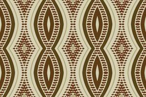 ikat damasco cachemir bordado antecedentes. ikat sin costura modelo geométrico étnico oriental modelo tradicional. ikat azteca estilo resumen diseño para impresión textura,tela,sari,sari,alfombra. vector