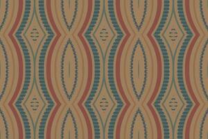 Motif Ikat Paisley Embroidery Background. Ikat Design Geometric Ethnic Oriental Pattern Traditional. Ikat Aztec Style Abstract Design for Print Texture,fabric,saree,sari,carpet. vector