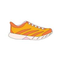 Sneakers. Various Sport equipment. Fitness inventory, gym accessories. Workout stuff bundle. vector