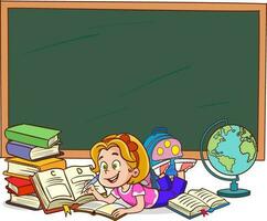 Vector Illustration Of Children Education Concept