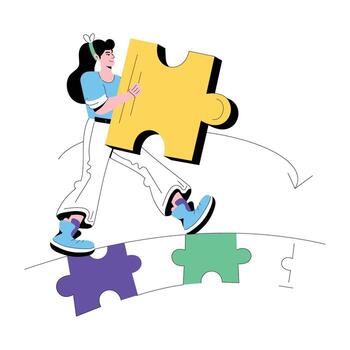 Trendy Problem Solving vector