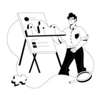 Trendy Predictive Analysis vector