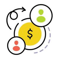 Trendy Investors Concepts vector