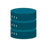 Modern cylindrical server. Web server. Hosting and storage. Vector. vector