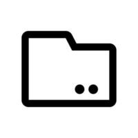 Computer folder icon. Data organization. Vector. vector