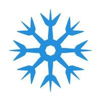 Snowflake icon. Winter and Christmas decoration icon. Vector. vector