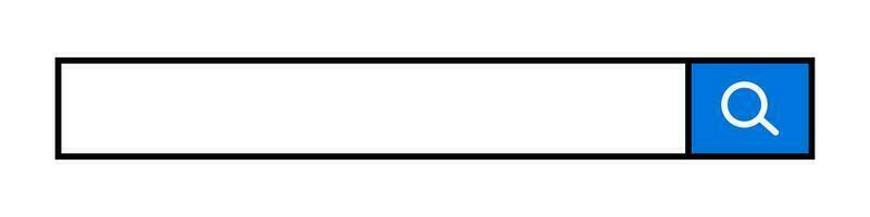 Internet search bar. Web ad search box. Vector. vector