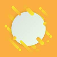 abstract orange background with circular shapes and halftone composition. vector illustration