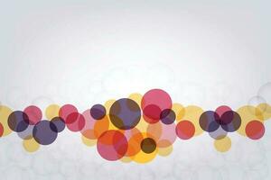 Abstract Circular Background , Colorful Abstract Circles. vector