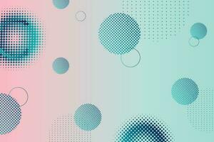 Minimal geometric background. Blue elements with fluid gradient. Cool background design for posters. Eps10 vector