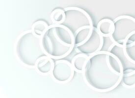 White background. Abstract circle design. Vector illustration. Eps10