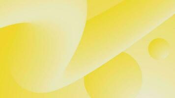 Abstract Background with 3d circle yellow papercut layer vector