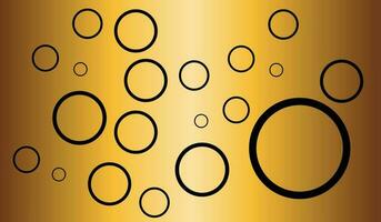 Abstract black and gold luxury background vector