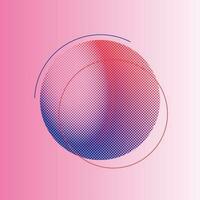 Abstract liquid fluid circles pink, red and yellow color background with copy space. 3D sphere shape pastel color design. Creative minimal bubble trendy gradient template. Vector illustration