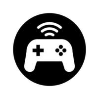 Online game. Game controller icon during communication. Vector. vector